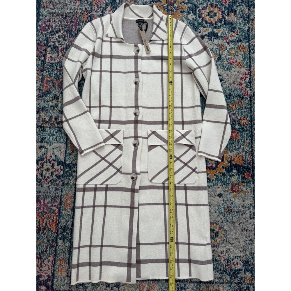 NEW Coco + Carmen Juliana Double Knit Long Coat Size S/M - Picture 6 of 14